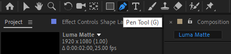 The pen tool icon