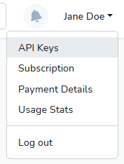 Manage Shotstack API keys