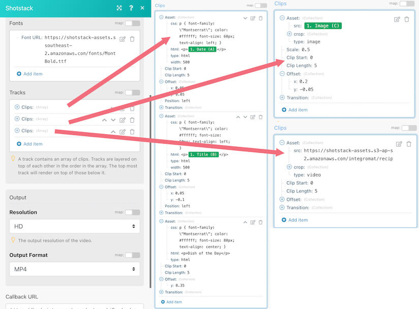 Configure the Shotstack module