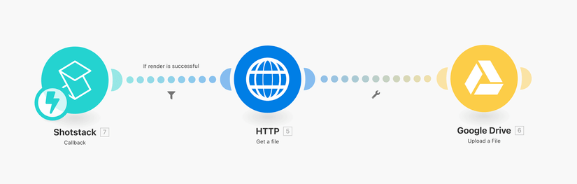 Shotstack callback download and upload to Google Drive